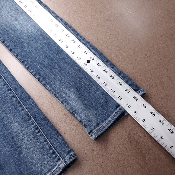 Lucky Brand Sweet Jeans Womens 4/27 Blue Medium Wash Mid Rise Straight Leg Denim - Picture 6 of 12